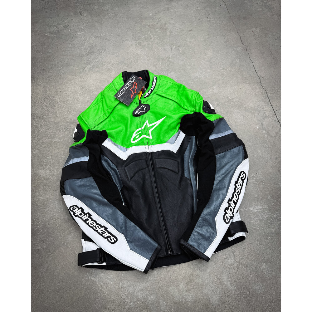 ALPINESTARS HUMP-STYLE LEATHER JACKET (GENUINE LEATHER)