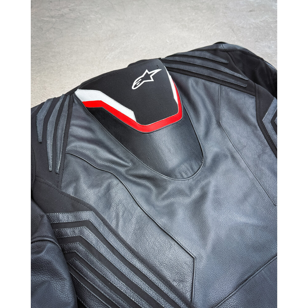 ALPINESTARS HUMP-STYLE LEATHER JACKET (GENUINE LEATHER)
