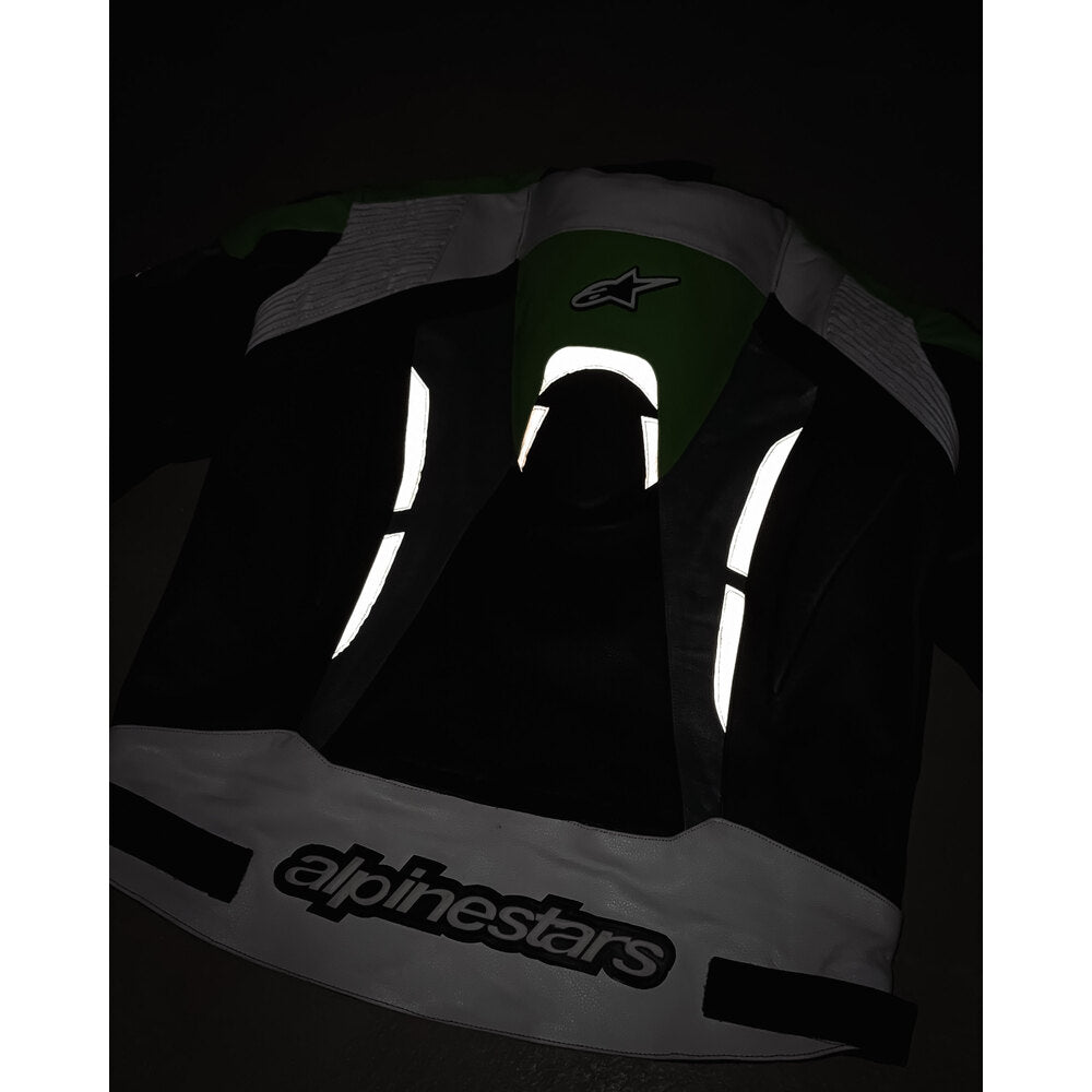 ALPINESTARS HUMP-STYLE LEATHER JACKET (GENUINE LEATHER)