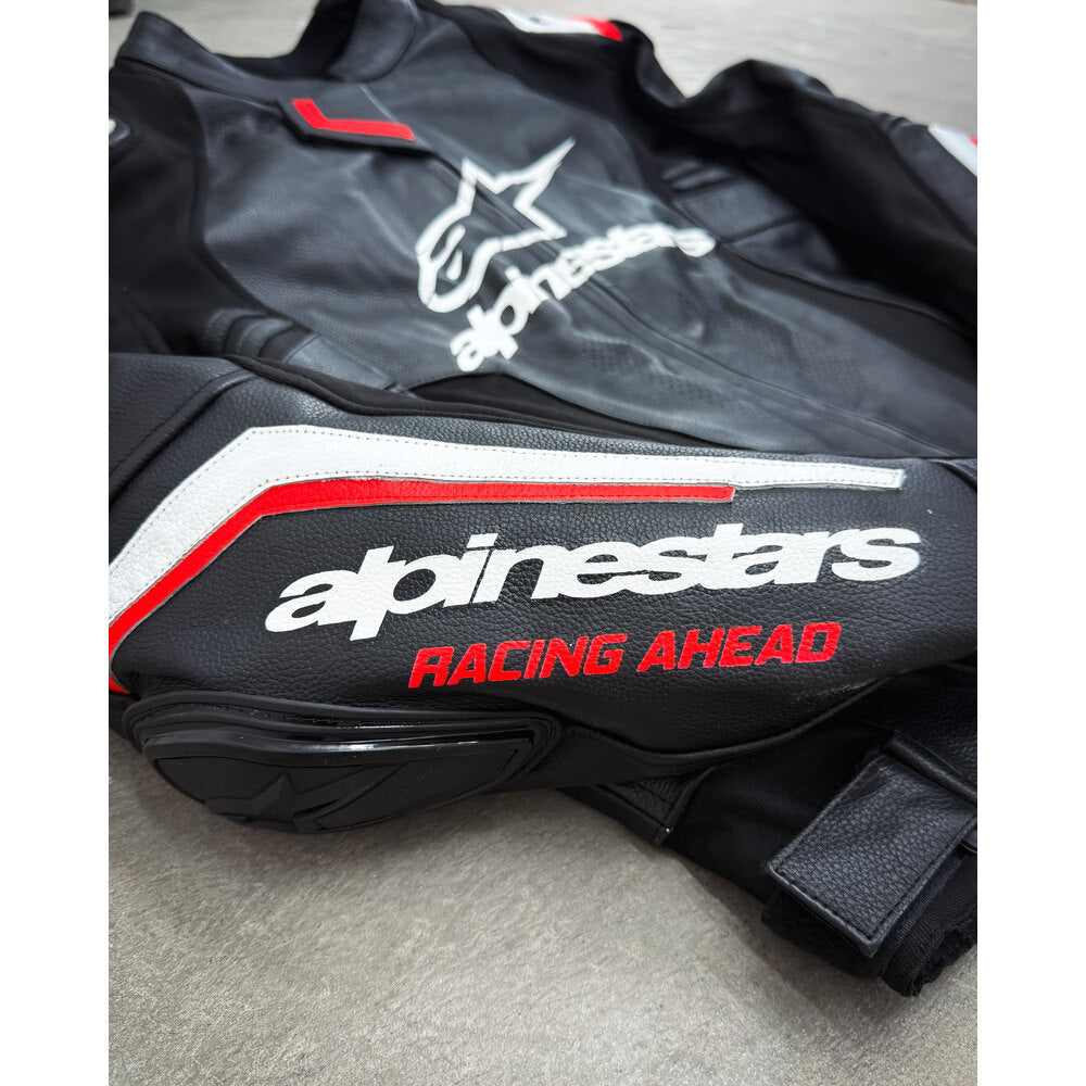 ALPINESTARS HUMP-STYLE LEATHER JACKET (GENUINE LEATHER)