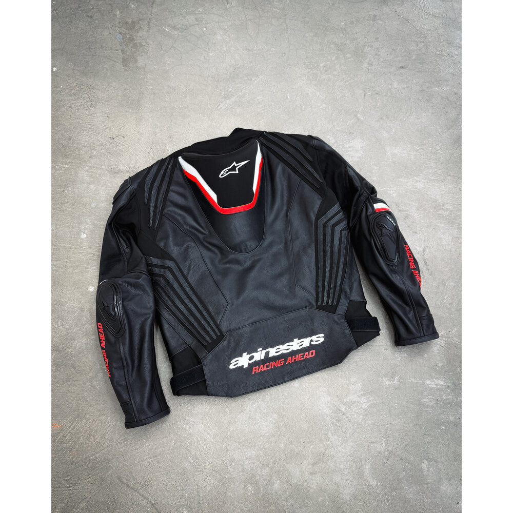 ALPINESTARS HUMP-STYLE LEATHER JACKET (GENUINE LEATHER)