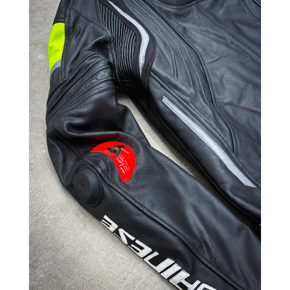 DAINESE HUMP JACKET VR46 SPECIAL SERIES (GENUINE LEATHER)