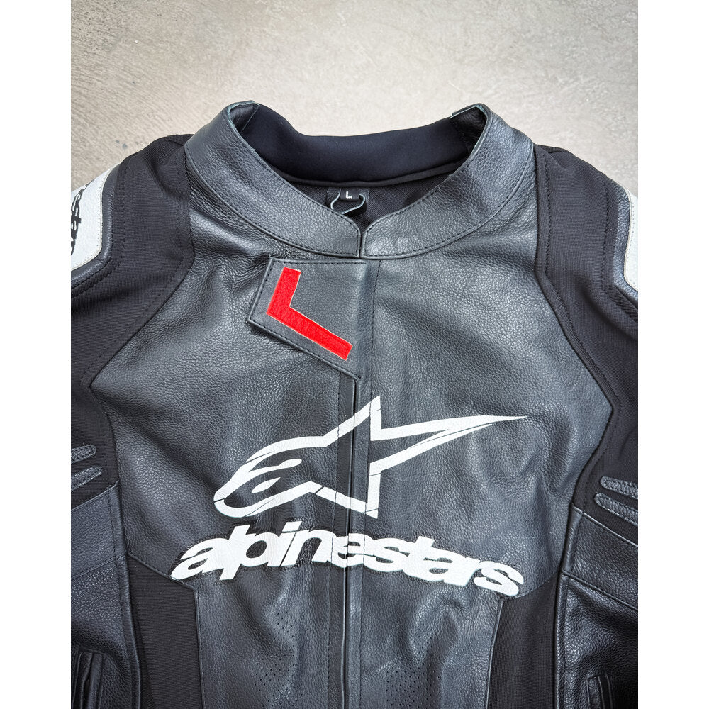 ALPINESTARS HUMP-STYLE LEATHER JACKET (GENUINE LEATHER)