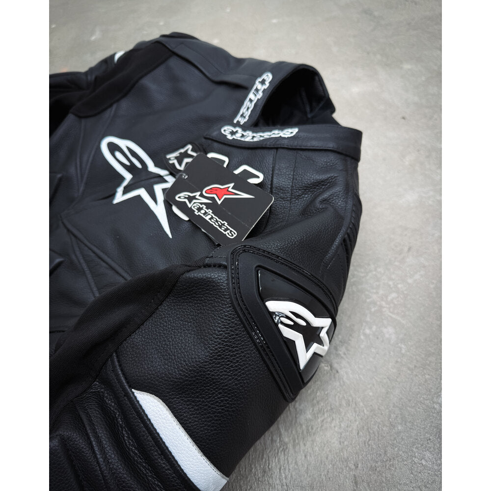 ALPINESTARS HUMP-STYLE LEATHER JACKET (GENUINE LEATHER)