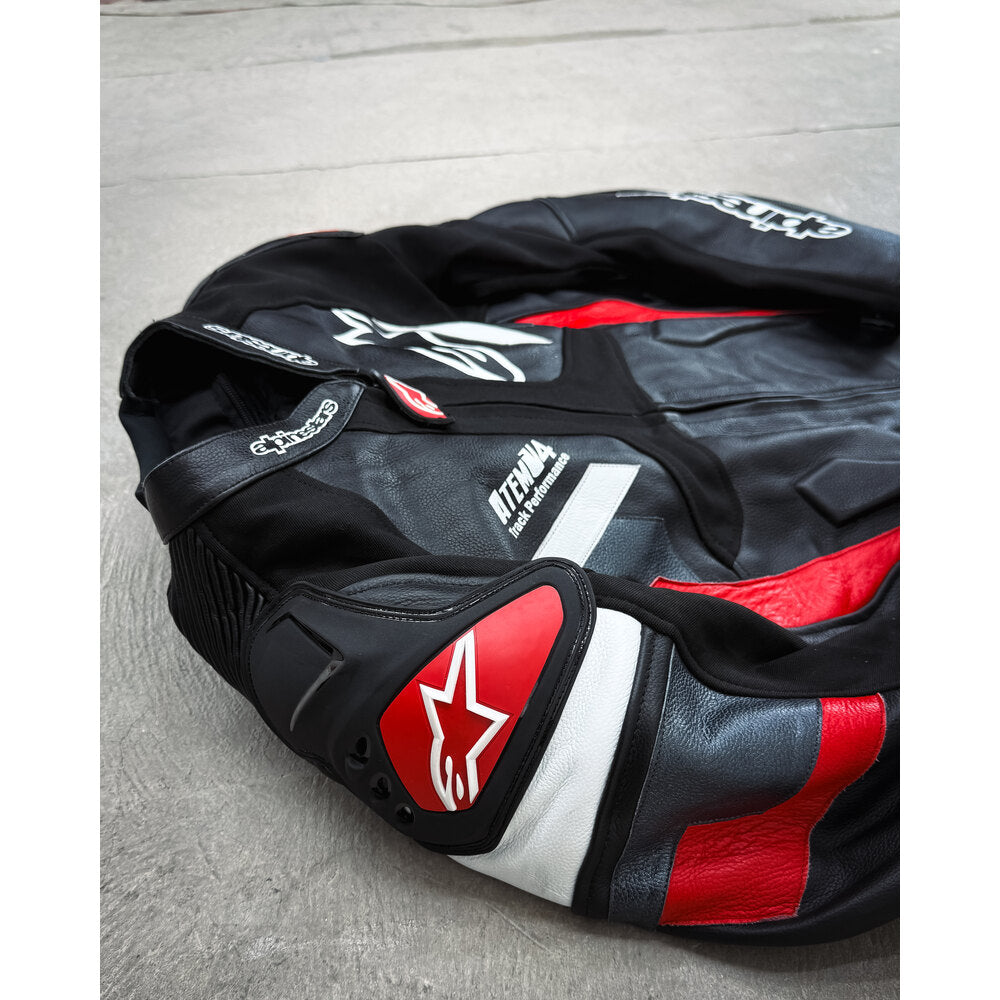 ALPINESTARS HUMP-STYLE LEATHER JACKET (GENUINE LEATHER)