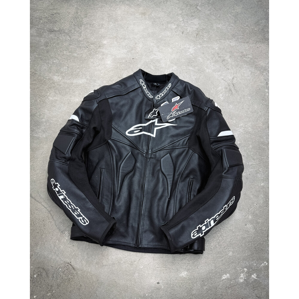 ALPINESTARS HUMP-STYLE LEATHER JACKET (GENUINE LEATHER)