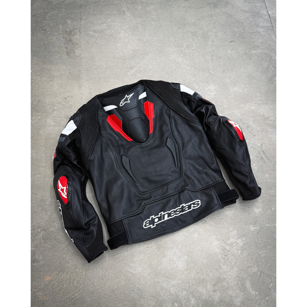 ALPINESTARS HUMP-STYLE LEATHER JACKET (GENUINE LEATHER)