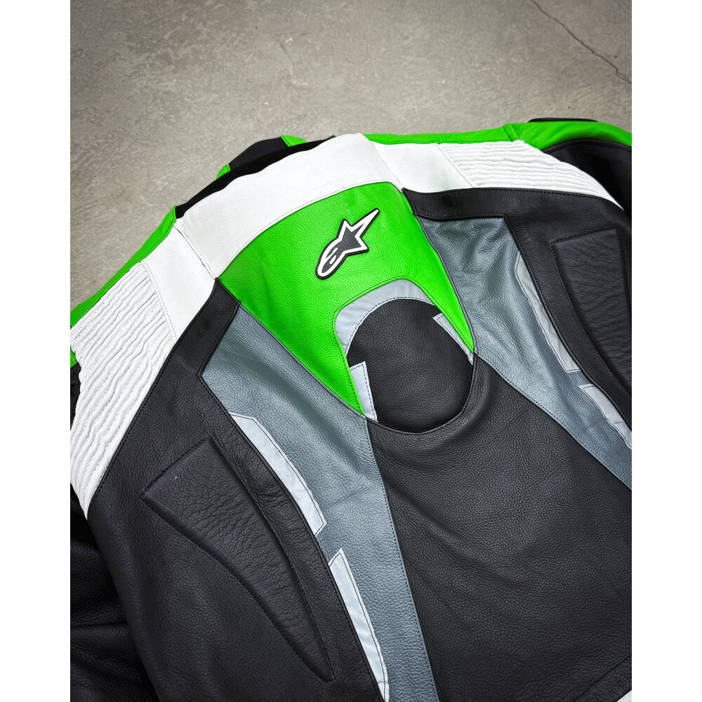 ALPINESTARS HUMP-STYLE LEATHER JACKET (GENUINE LEATHER)