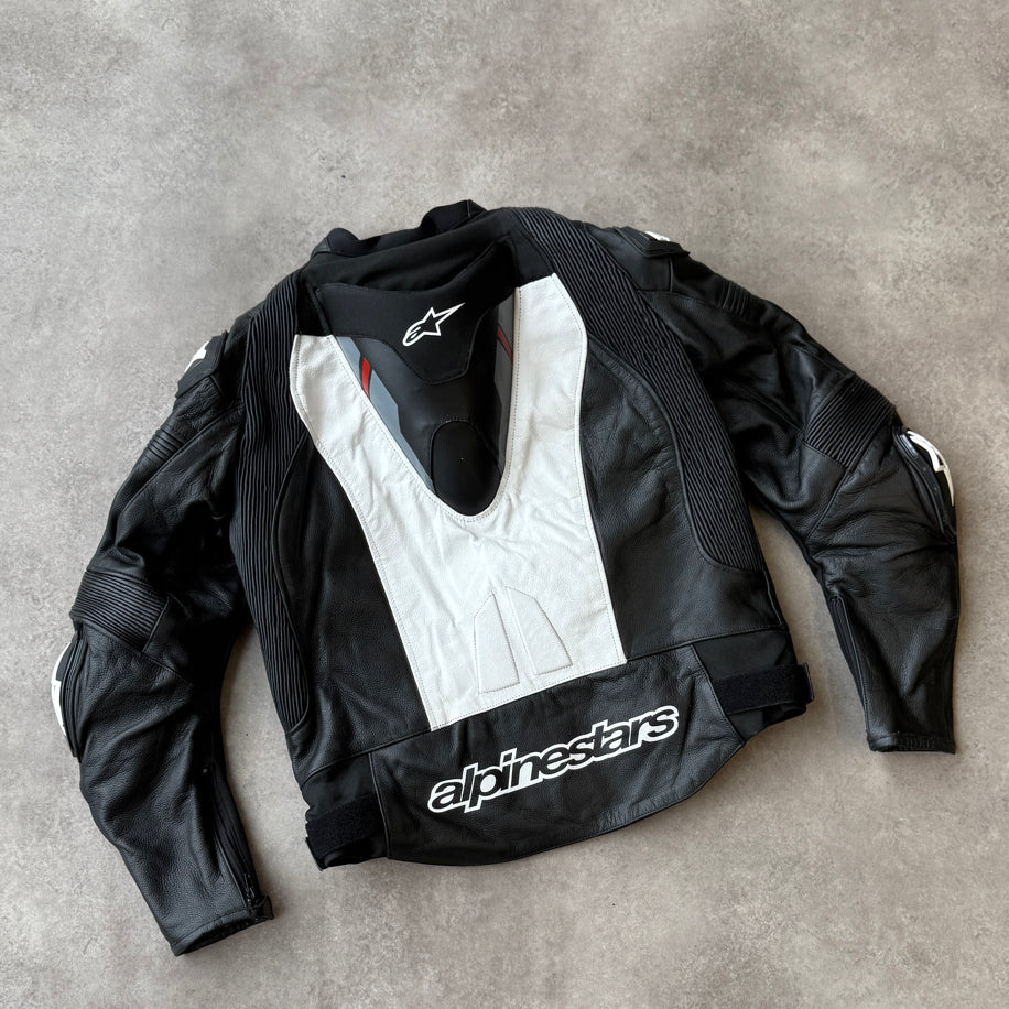 ALPINESTARS HUMP-STYLE LEATHER JACKET (GENUINE LEATHER)