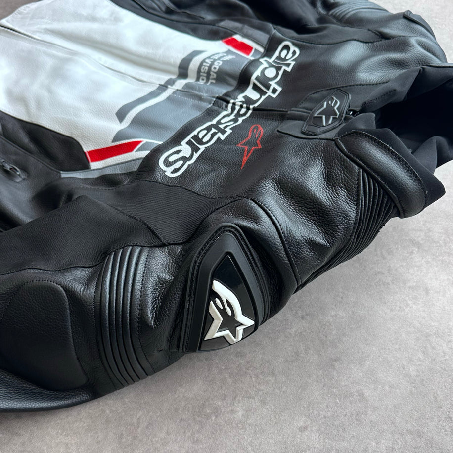 ALPINESTARS HUMP-STYLE LEATHER JACKET (GENUINE LEATHER)
